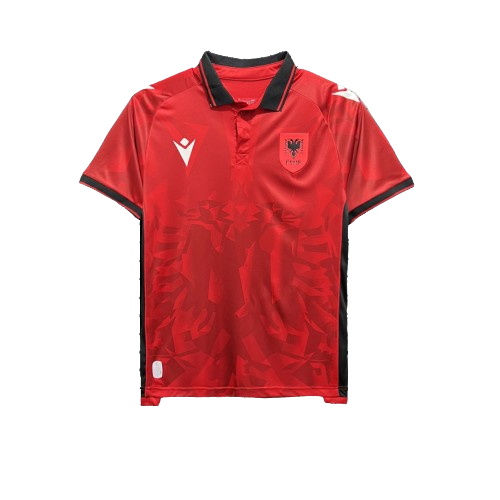 Camisa Albania I 24/25 - Vermelha - Masculino Torcedor - CAMISAS DE FUTEBOL I FSB PREMIUM