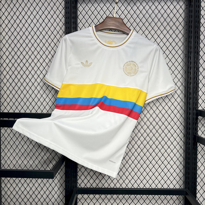 Camisa Colombia 24/25 Edição 100 anos - Branca