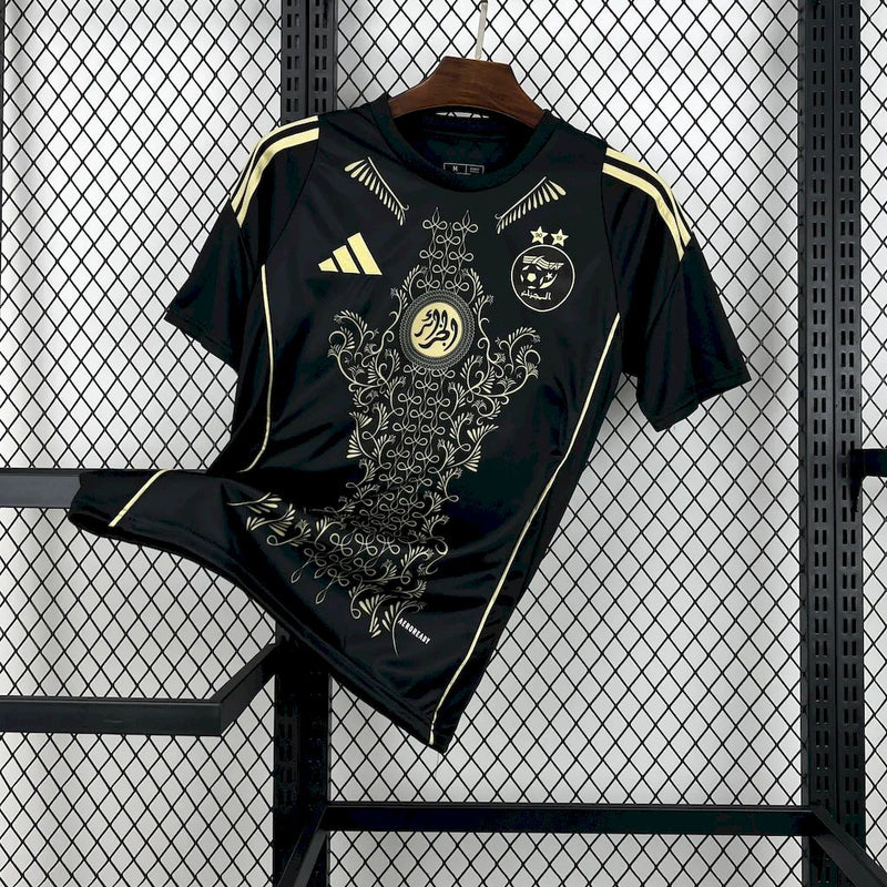 Camisa Algeria 2024/25 Karakou Black gold