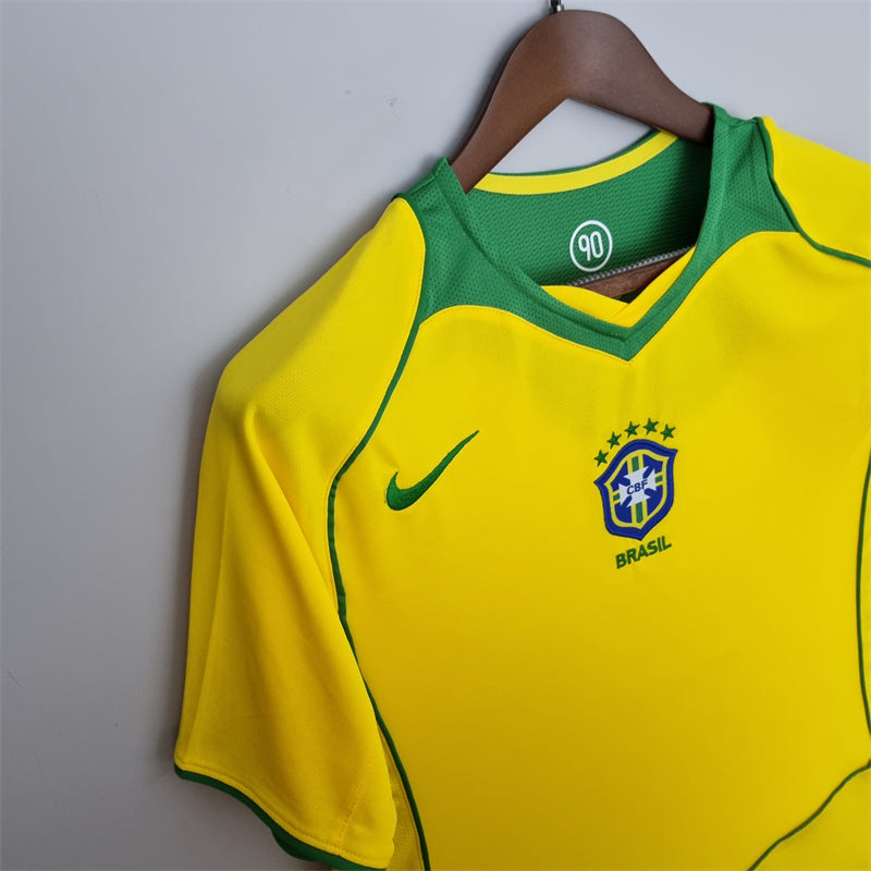 Camisa Brasil Rêtro- Versão 2004/06 - FSB Premium