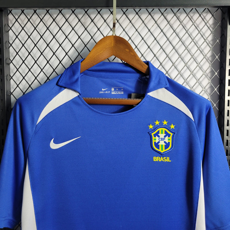 Camisa de Seleção Brasileira Retro - Copa do Mundo 2002