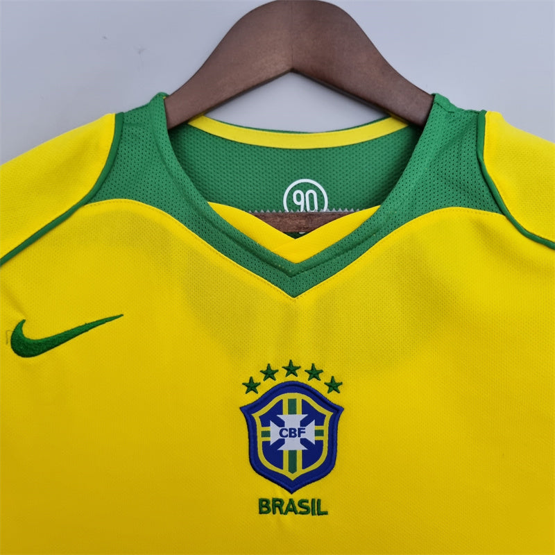 Camisa Brasil Rêtro- Versão 2004/06 - FSB Premium