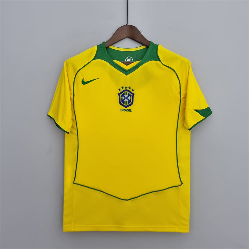 Camisa Brasil Rêtro- Versão 2004/06 - FSB Premium